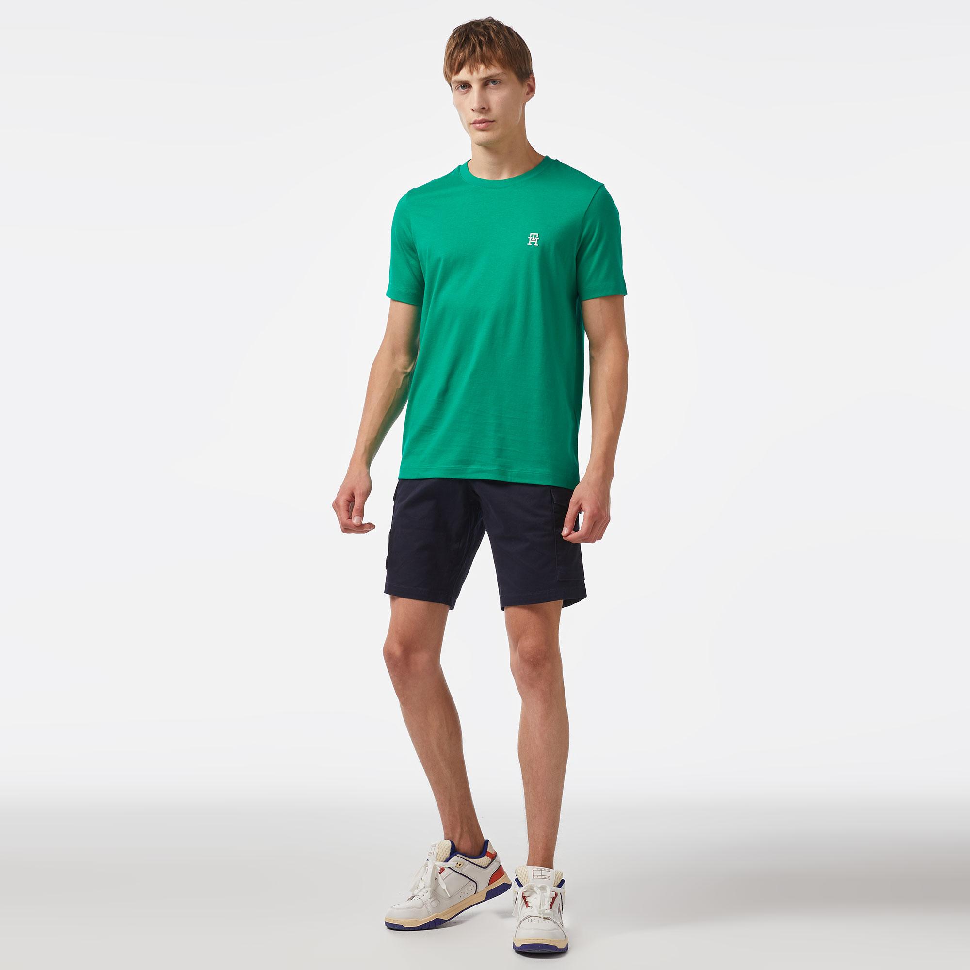 Tommy Hilfiger Erkek Yeşil T-Shirt