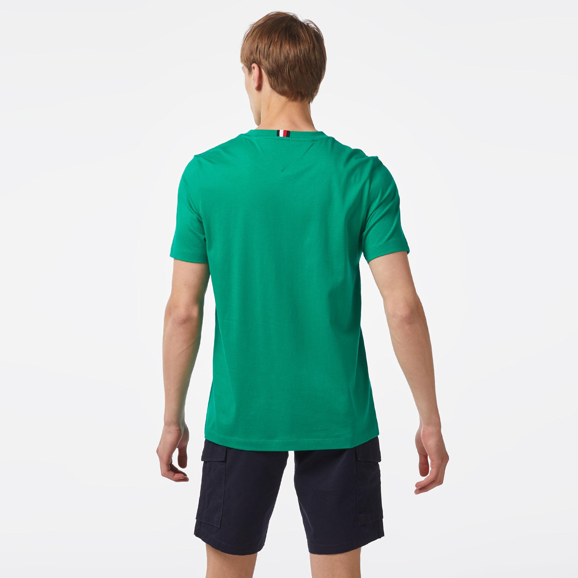 Tommy Hilfiger Erkek Yeşil T-Shirt