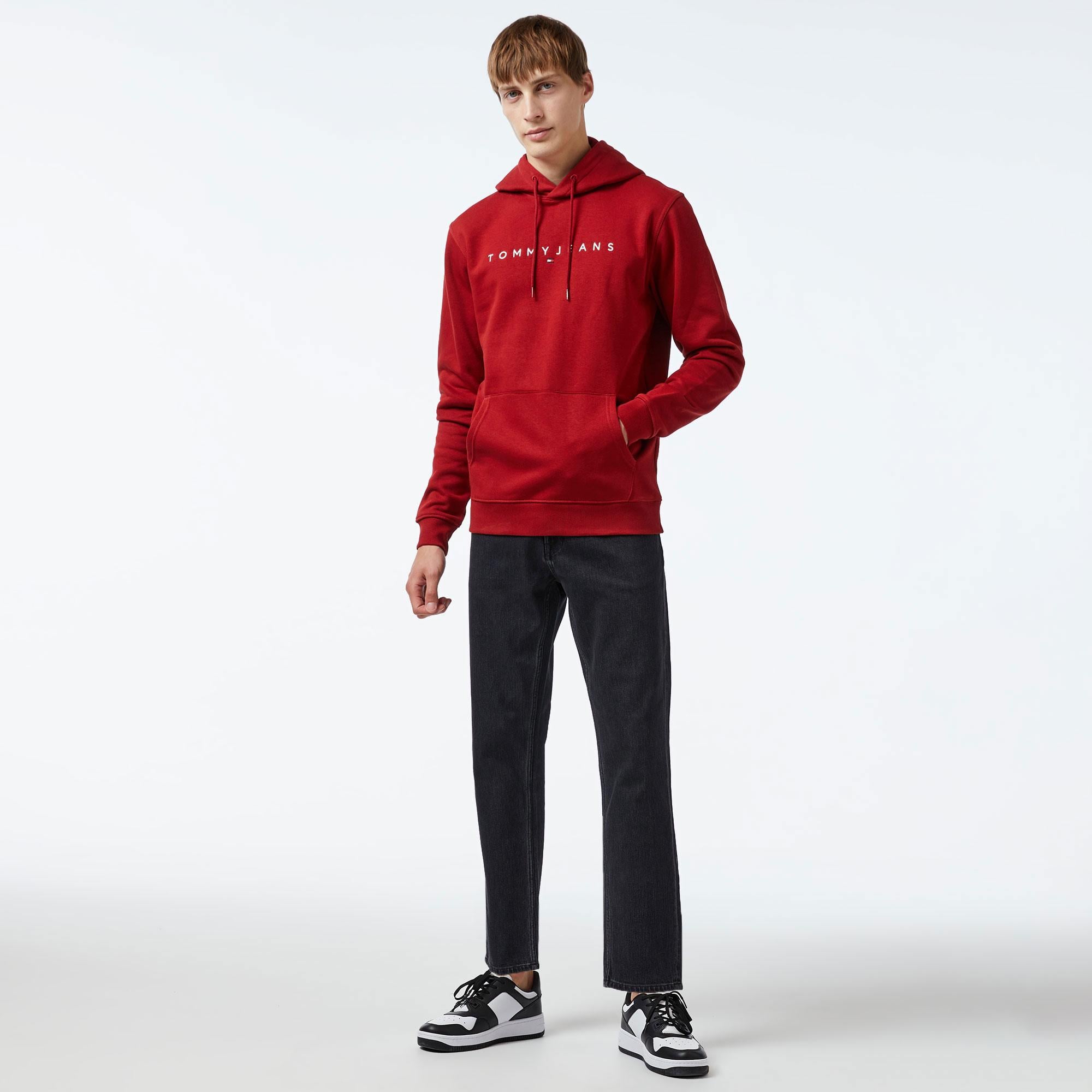 Tommy Hilfiger Erkek Kırmızı Sweatshirt