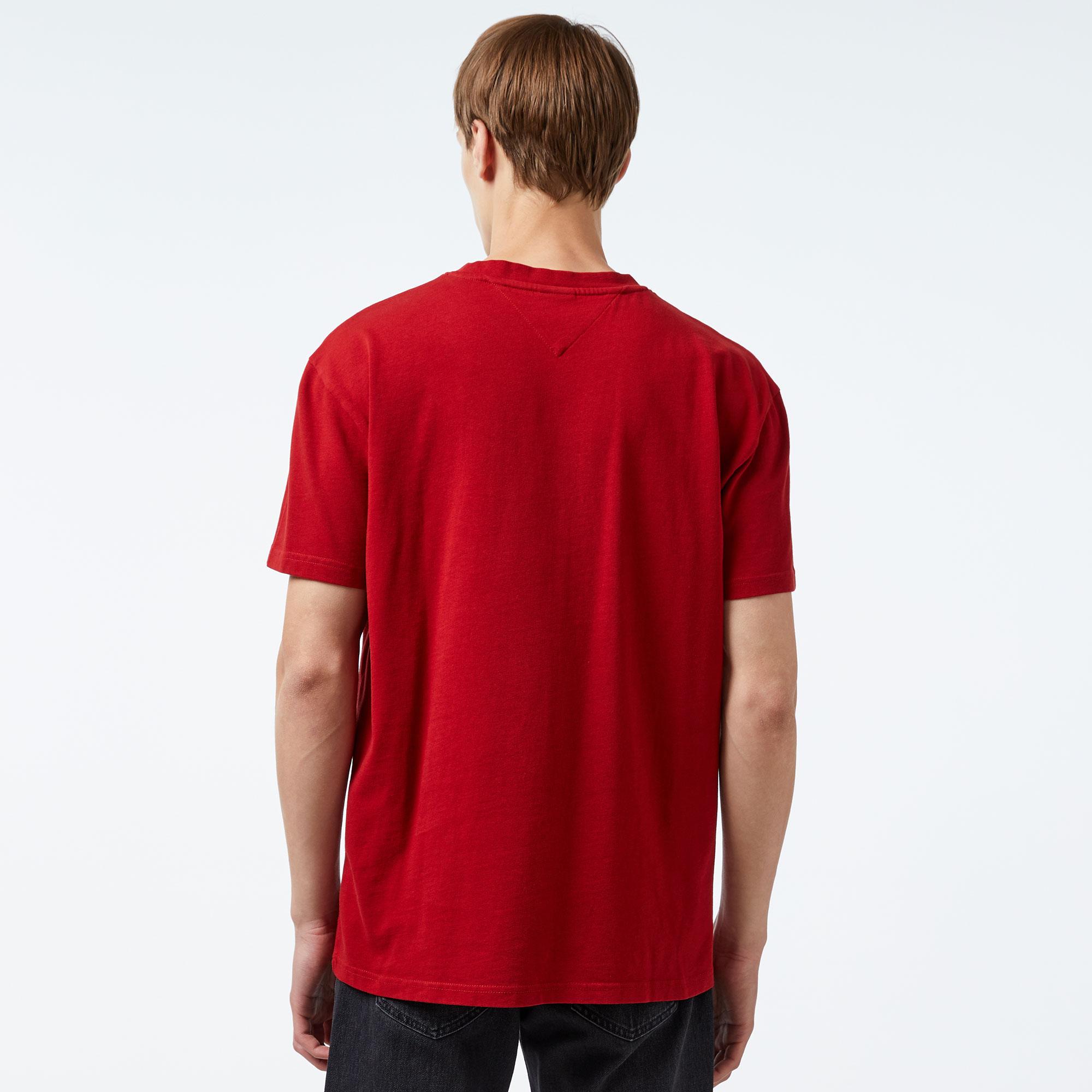 Tommy Hilfiger Erkek Kırmızı T-Shirt