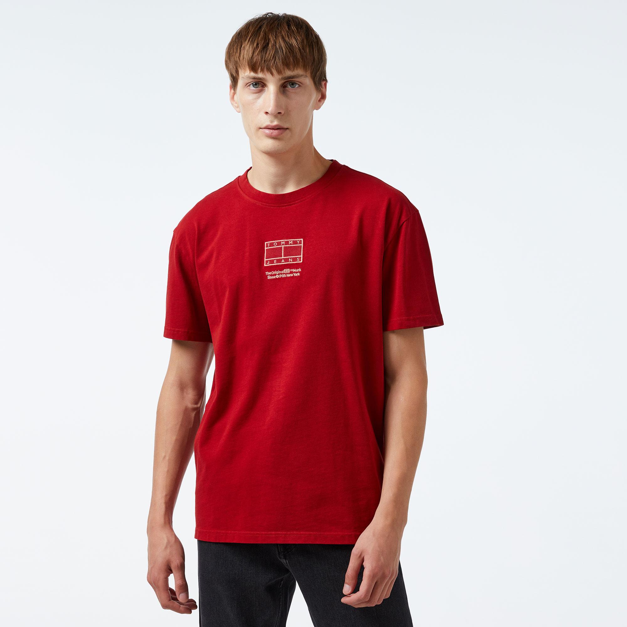 Tommy Hilfiger Erkek Kırmızı T-Shirt