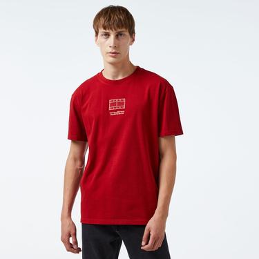  Tommy Hilfiger Erkek Kırmızı T-Shirt