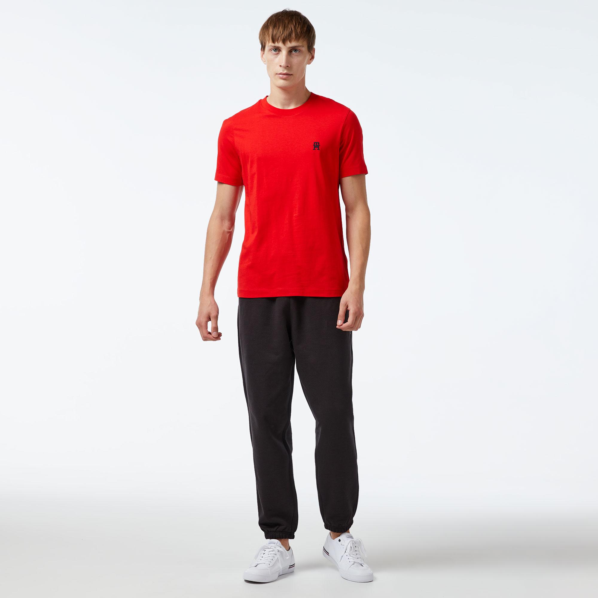 Tommy Hilfiger Erkek Kırmızı T-Shirt