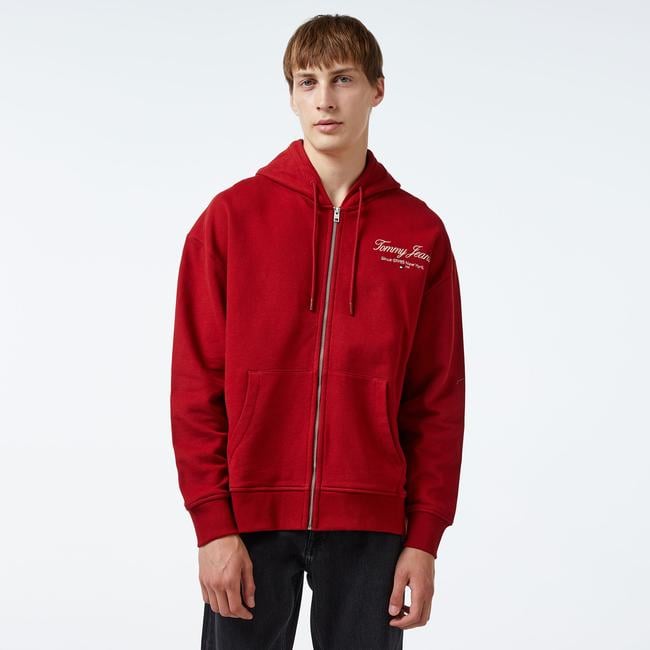  Tommy Hilfiger Erkek Kırmızı Sweatshirt