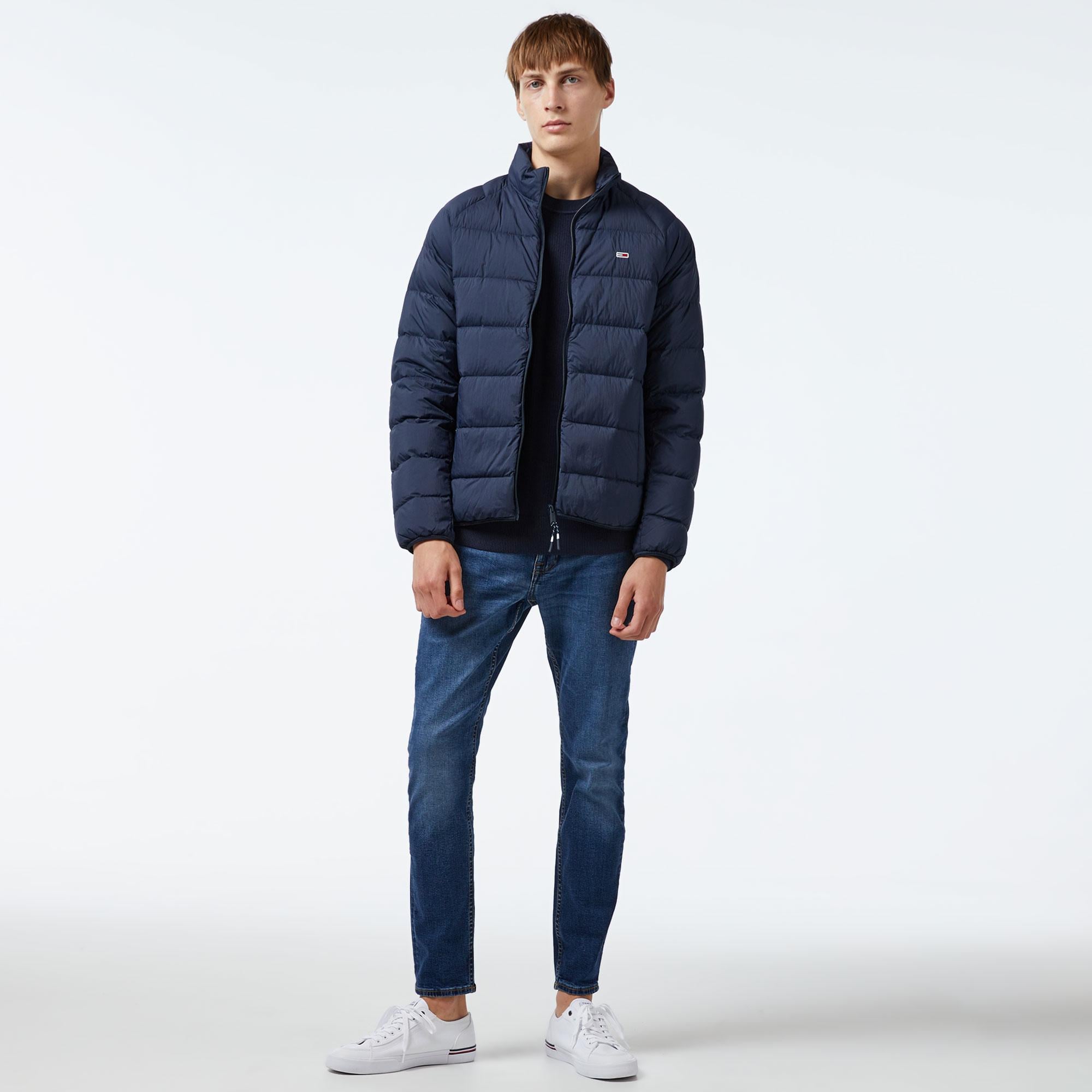 Tommy Hilfiger Erkek Mavi Mont