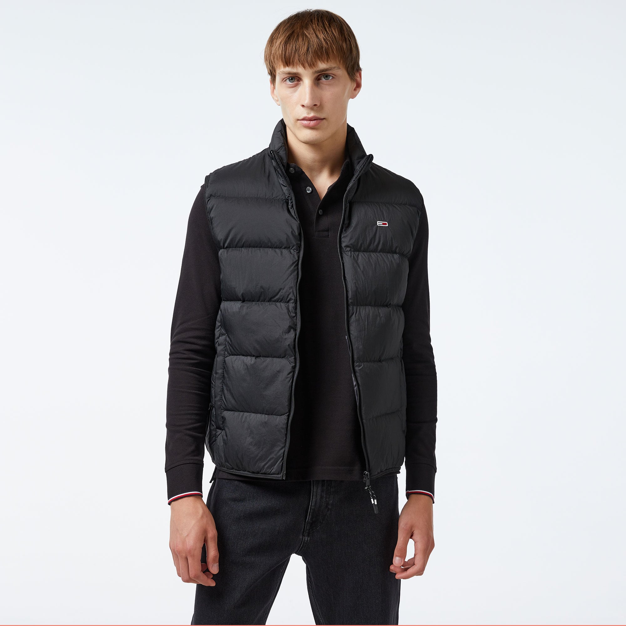  Tommy Hilfiger Erkek Siyah Yelek