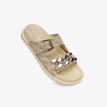  Guess Kadın Kahverengi Terlik