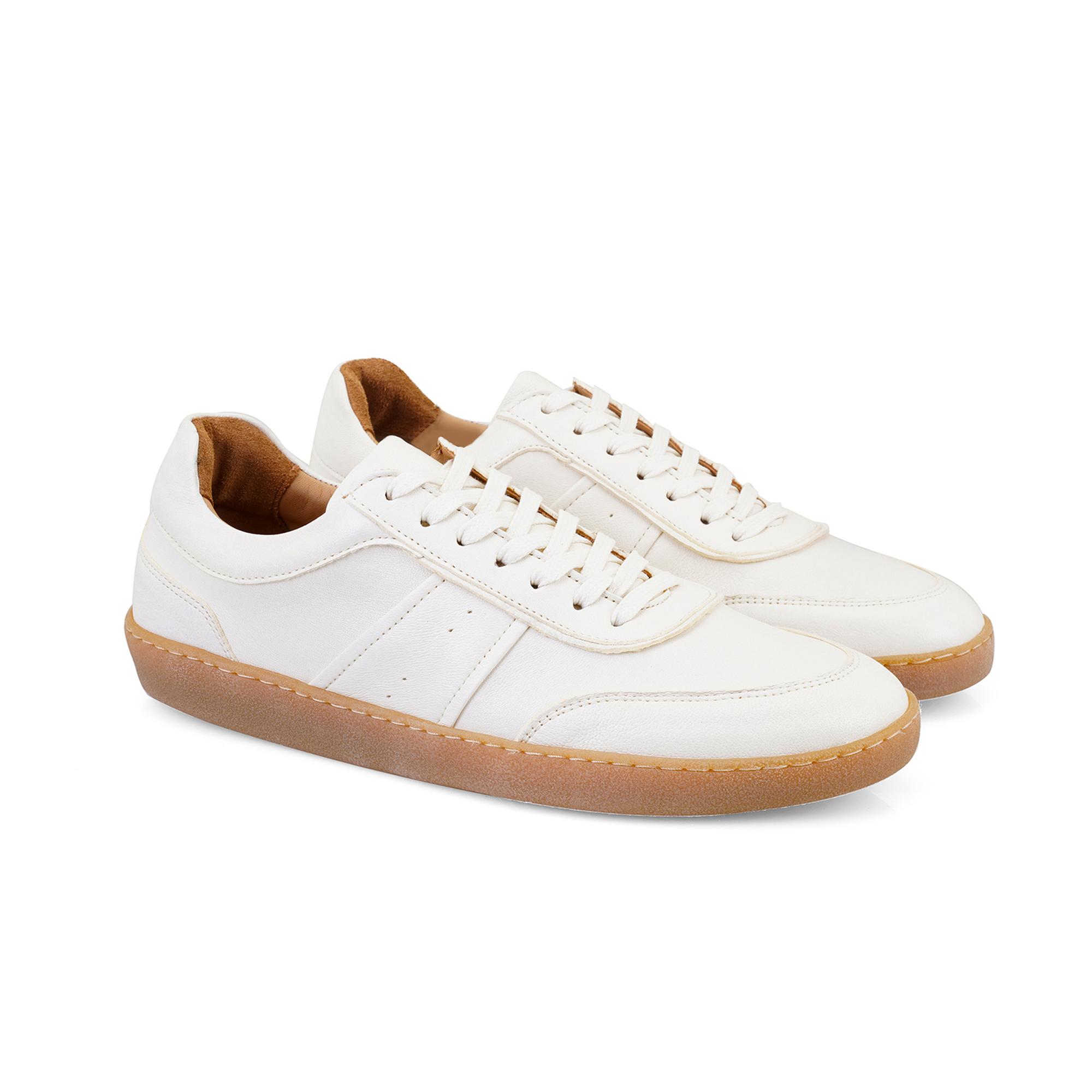 Vicente Beyaz Erkek Deri Spor Ayakkabı