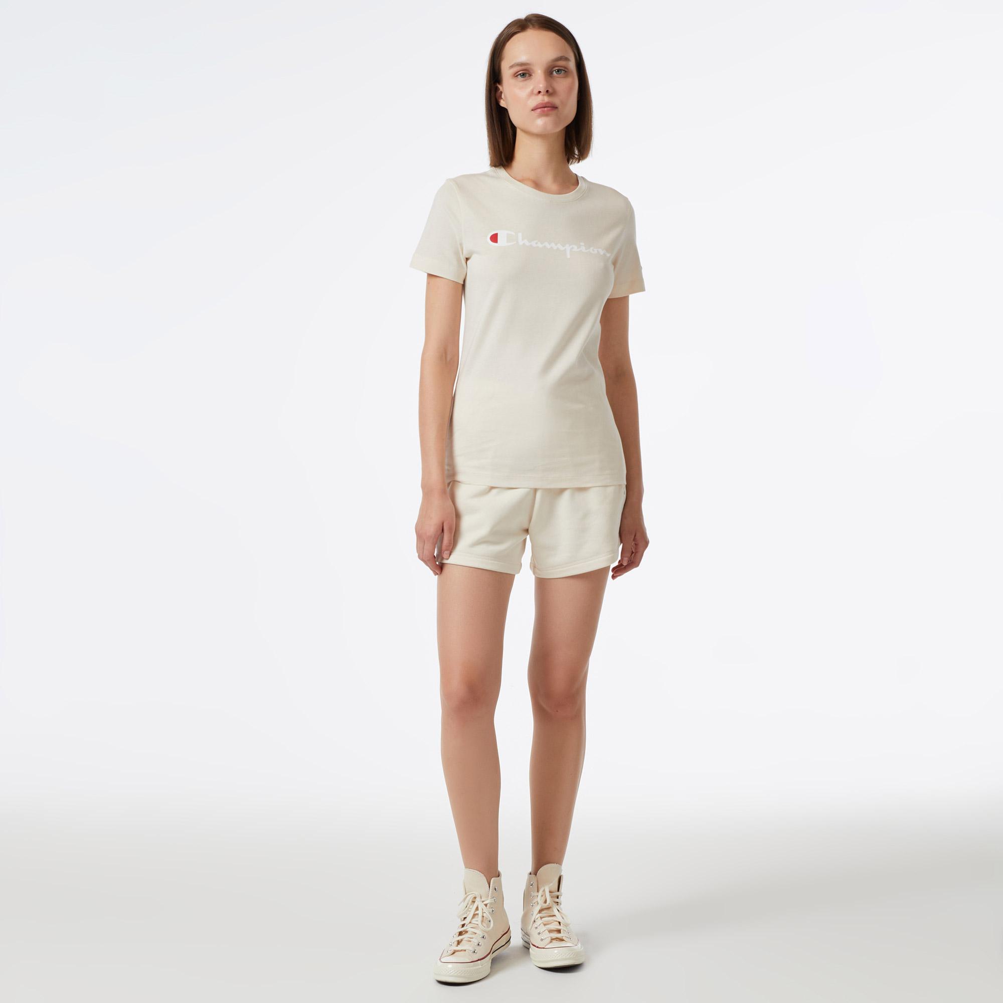 Champion Classic Kadın Krem Şort