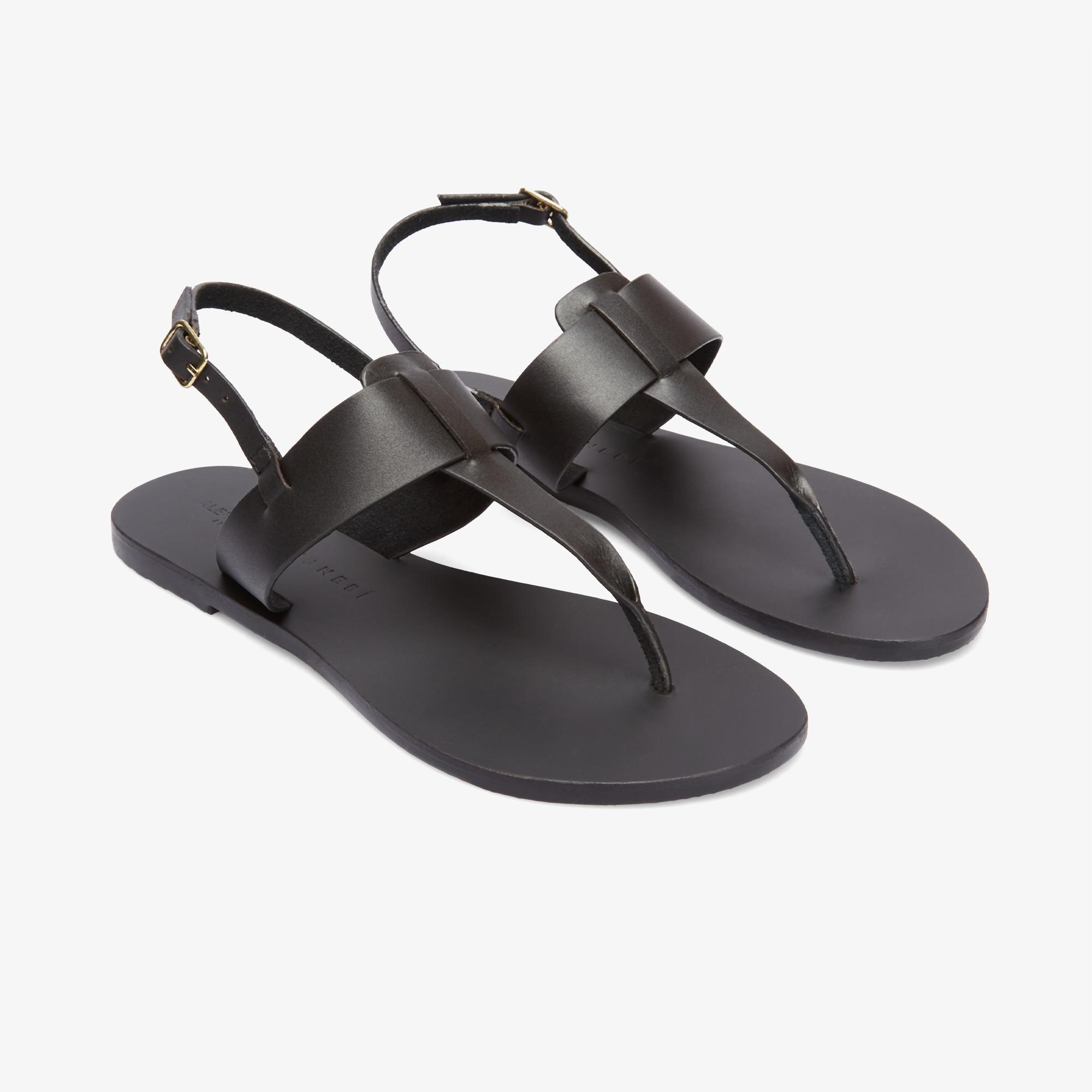 Manebi Alex Rivière Kadın Siyah Sandalet