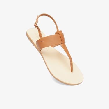  Manebi Kadın Krem Rengi Sandalet