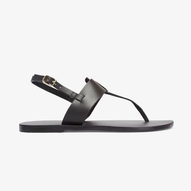  Manebi Alex Rivière Kadın Siyah Sandalet