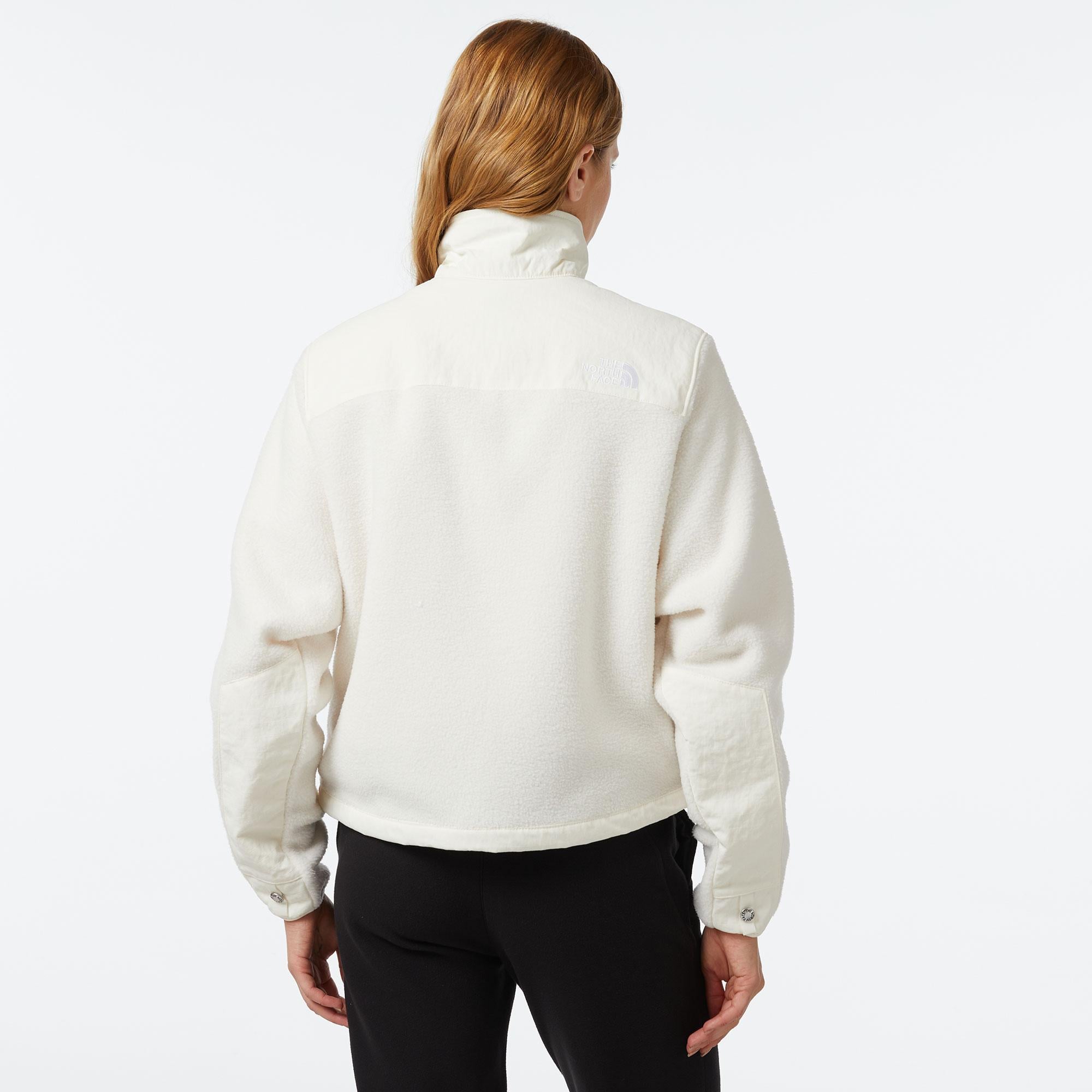 The North Face Ripstop Denali Kadın Beyaz Mont