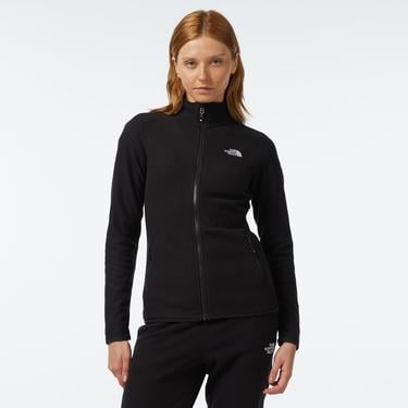  The North Face Glacier 1/4 Zip Kadın Siyah Polar Ceket