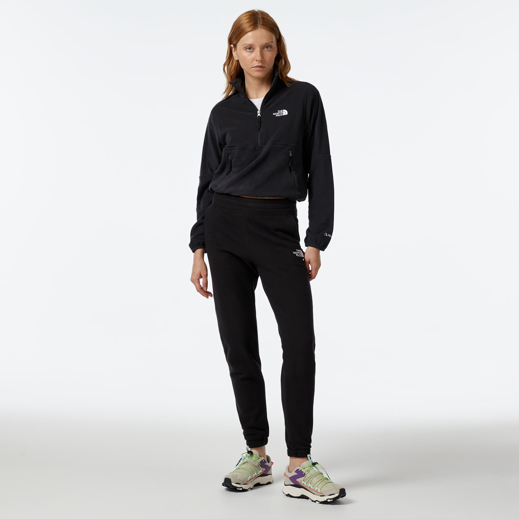  The North Face Glacier 1/4 Zip Kadın Siyah Eşofman Altı