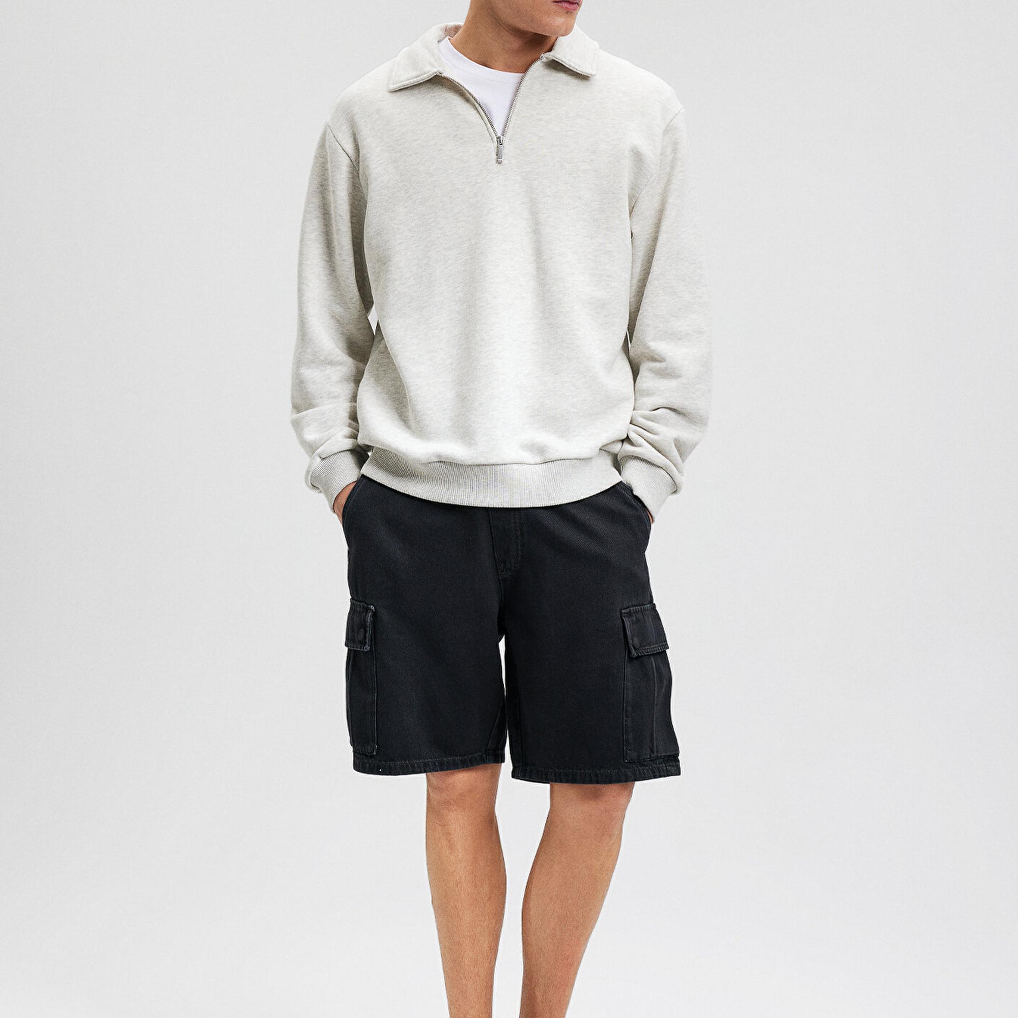 Mavi Bremen MV91 Street Antrasit Jean Şort 0410680-87156