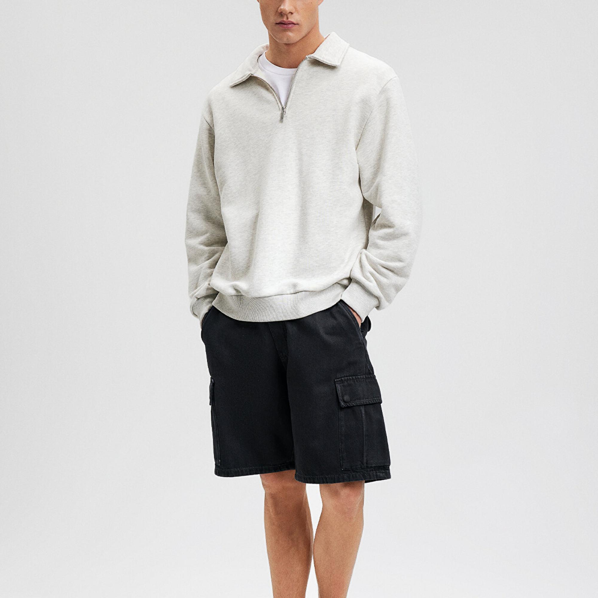 Mavi Bremen MV91 Street Antrasit Jean Şort 0410680-87156