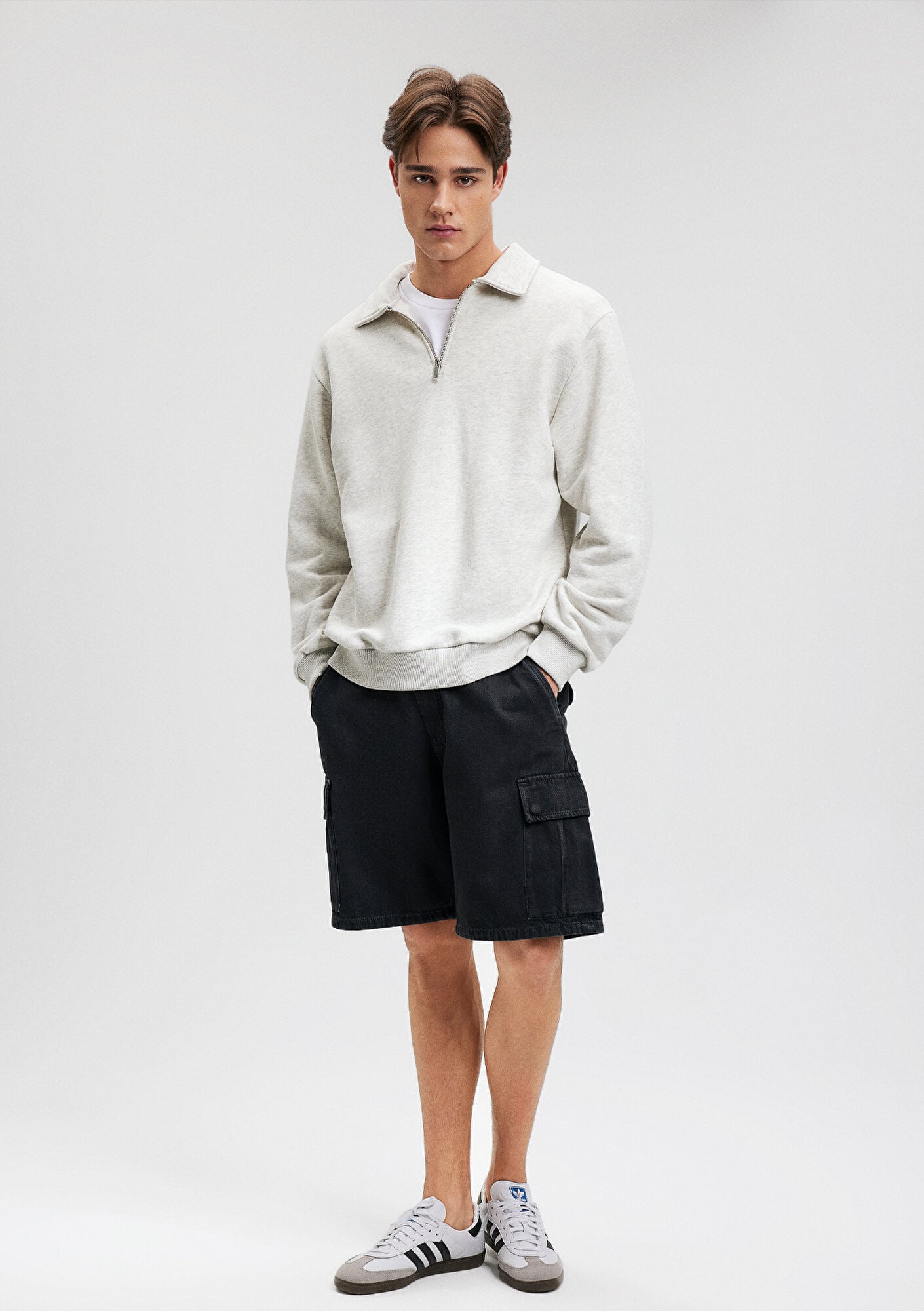  Mavi Bremen MV91 Street Antrasit Jean Şort 0410680-87156