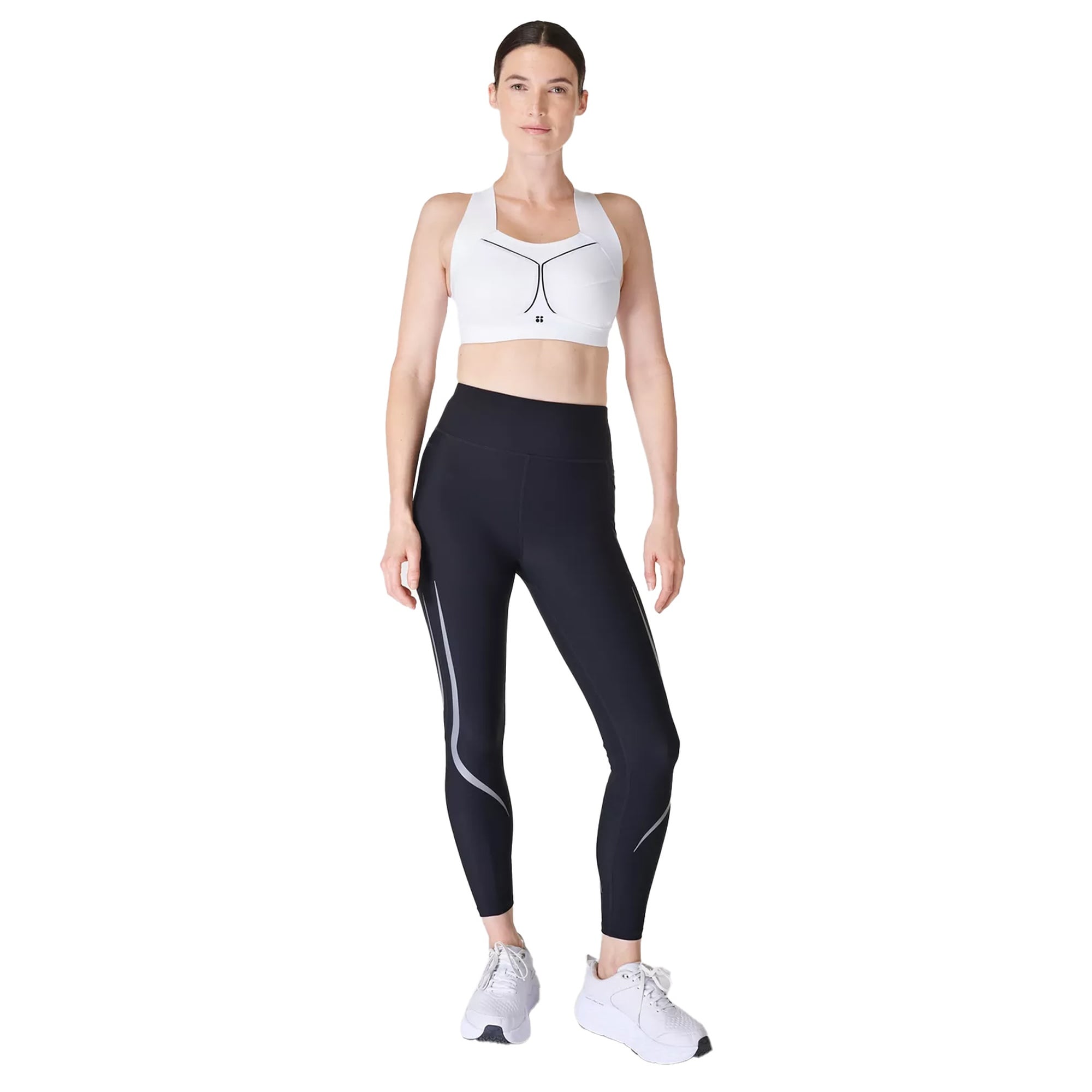 Sweaty Betty Zero Gravity 7/8 Illuminate Ru Kadın Siyah Koşu Taytı