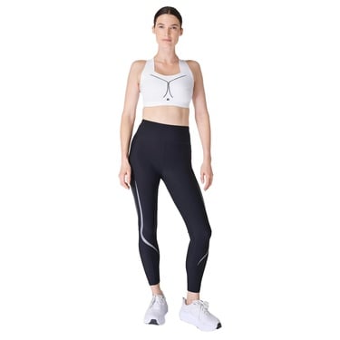  Sweaty Betty Zero Gravity 7/8 Illuminate Ru Kadın Siyah Koşu Taytı