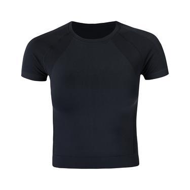  Sweaty Betty Athlete Crop Seamless Workout Kadın Siyah Koşu Tank Top