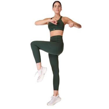  Sweaty Betty Power Ultrasculpt High Waist 7/8 Workout Leggings Kadın Yeşil Fitness Tayt