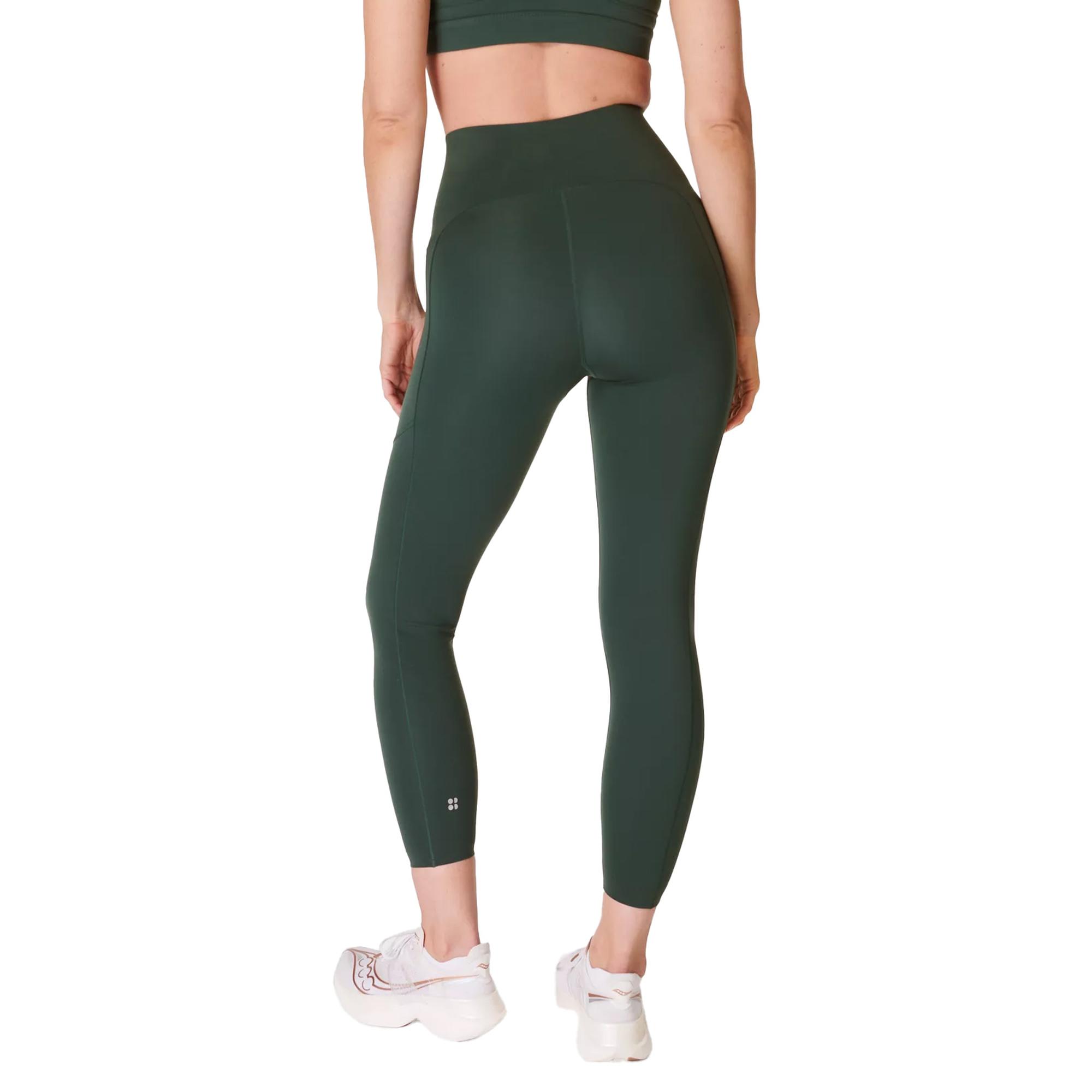 Sweaty Betty Power Ultrasculpt High Waist 7/8 Workout Leggings Kadın Yeşil Fitness Tayt