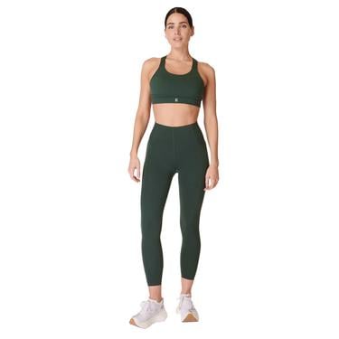  Sweaty Betty Power Ultrasculpt High Waist 7/8 Workout Leggings Kadın Yeşil Fitness Tayt