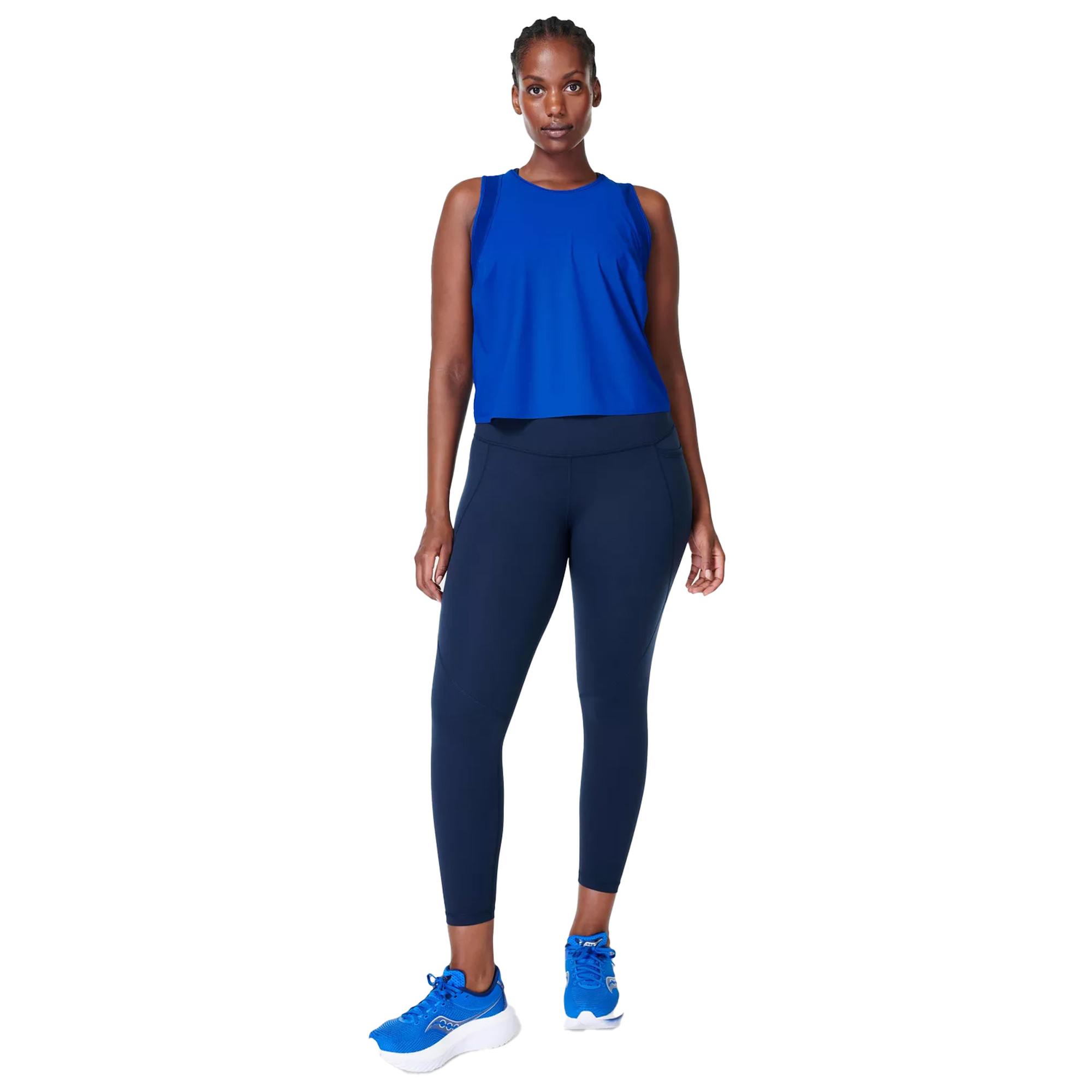 Sweaty Betty Power 7/8 Workout Leggings Kadın Mavi Fitness Tayt