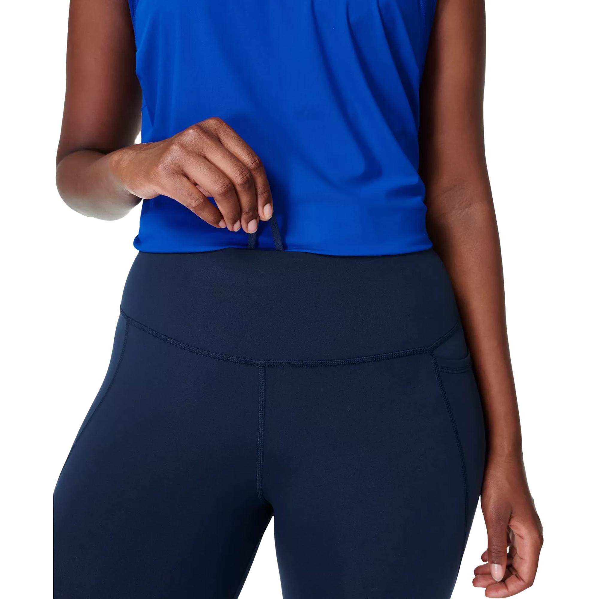 Sweaty Betty Power 7/8 Workout Leggings Kadın Mavi Fitness Tayt
