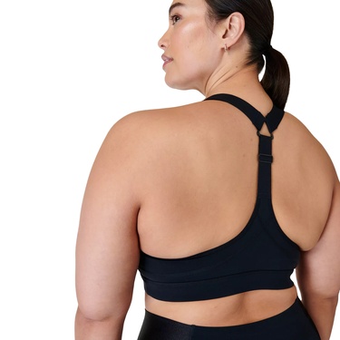  Sweaty Betty Power Medium Impact Sports Kadın Siyah Fitness Bra