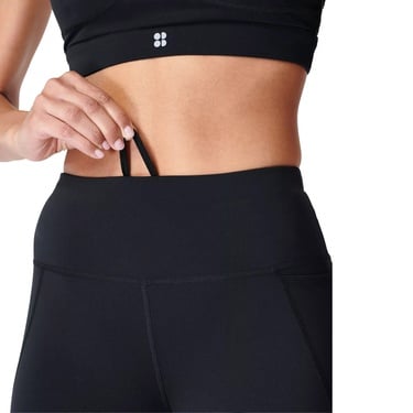  Sweaty Betty Power 6 Biker Shorts Kadın Siyah Koşu Şortu