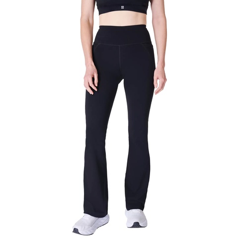  Sweaty Betty Power 30 Workout Boot Cut Trouser Kadın Siyah Pantolon