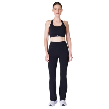  Sweaty Betty Power 30 Workout Boot Cut Trouser Kadın Siyah Pantolon