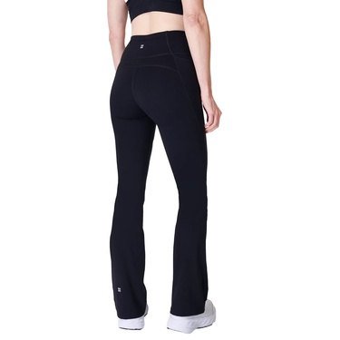  Sweaty Betty Power 30 Workout Boot Cut Trouser Kadın Siyah Pantolon