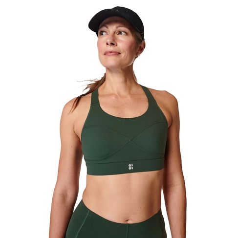  Sweaty Betty Power Medium Support Sports Bra Kadın Yeşil Fitness Bra