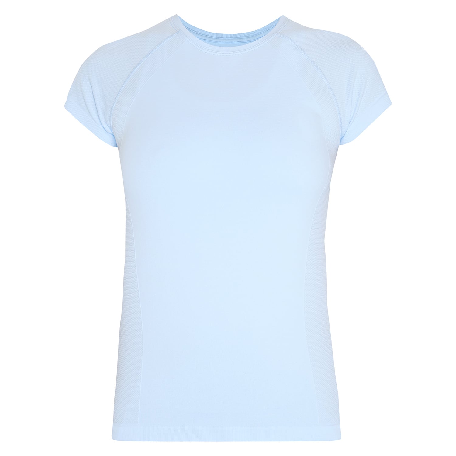  Sweaty Betty Athlete Seamless Workout T-shi Kadın Mavi Fitness Tişört