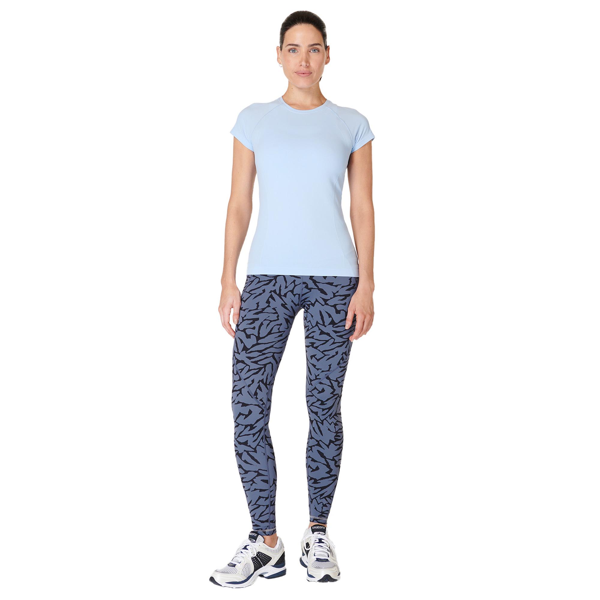 Sweaty Betty Athlete Seamless Workout T-shi Kadın Mavi Fitness Tişört