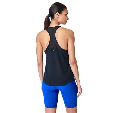  Sweaty Betty Breathe Easy Run Kadın Siyah Koşu Tank Top