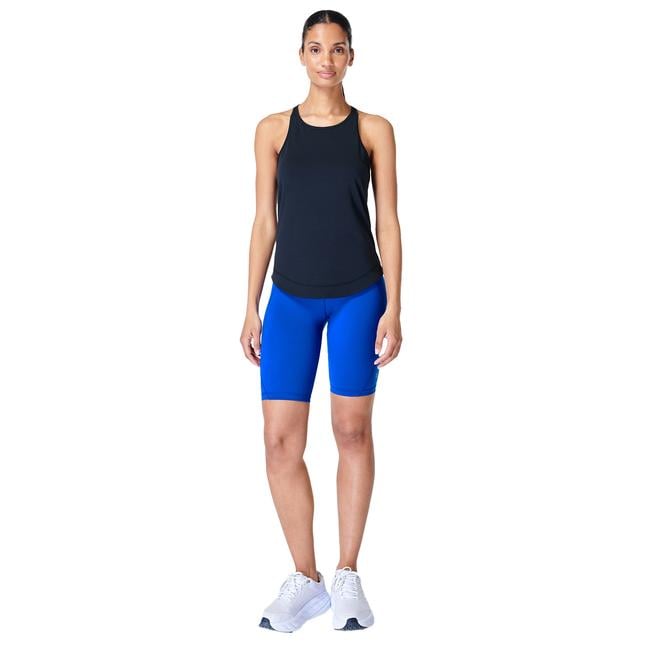  Sweaty Betty Breathe Easy Run Kadın Siyah Koşu Tank Top