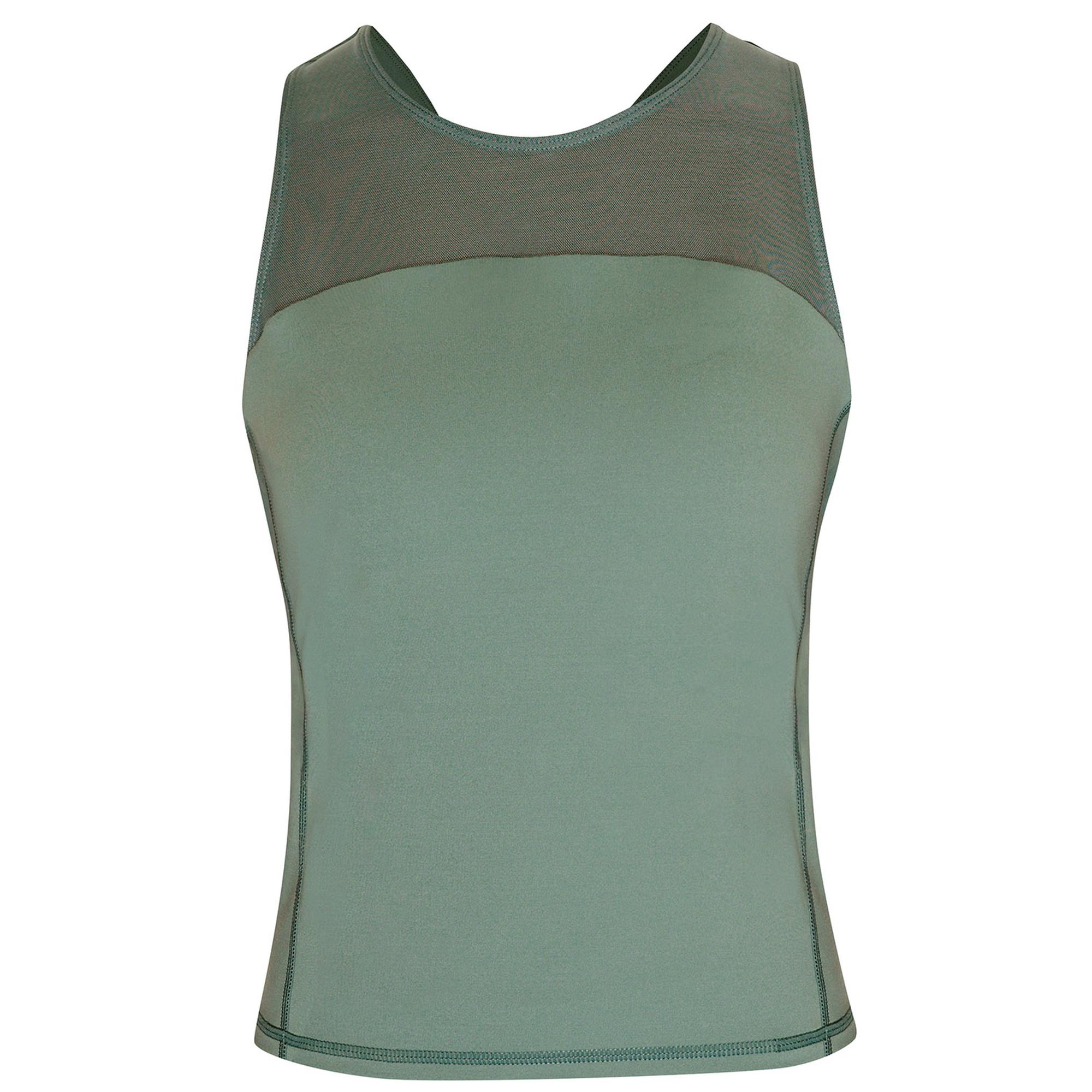 Sweaty Betty Power Illusion Workout Bra Tan Kadın Koşu Tank Top