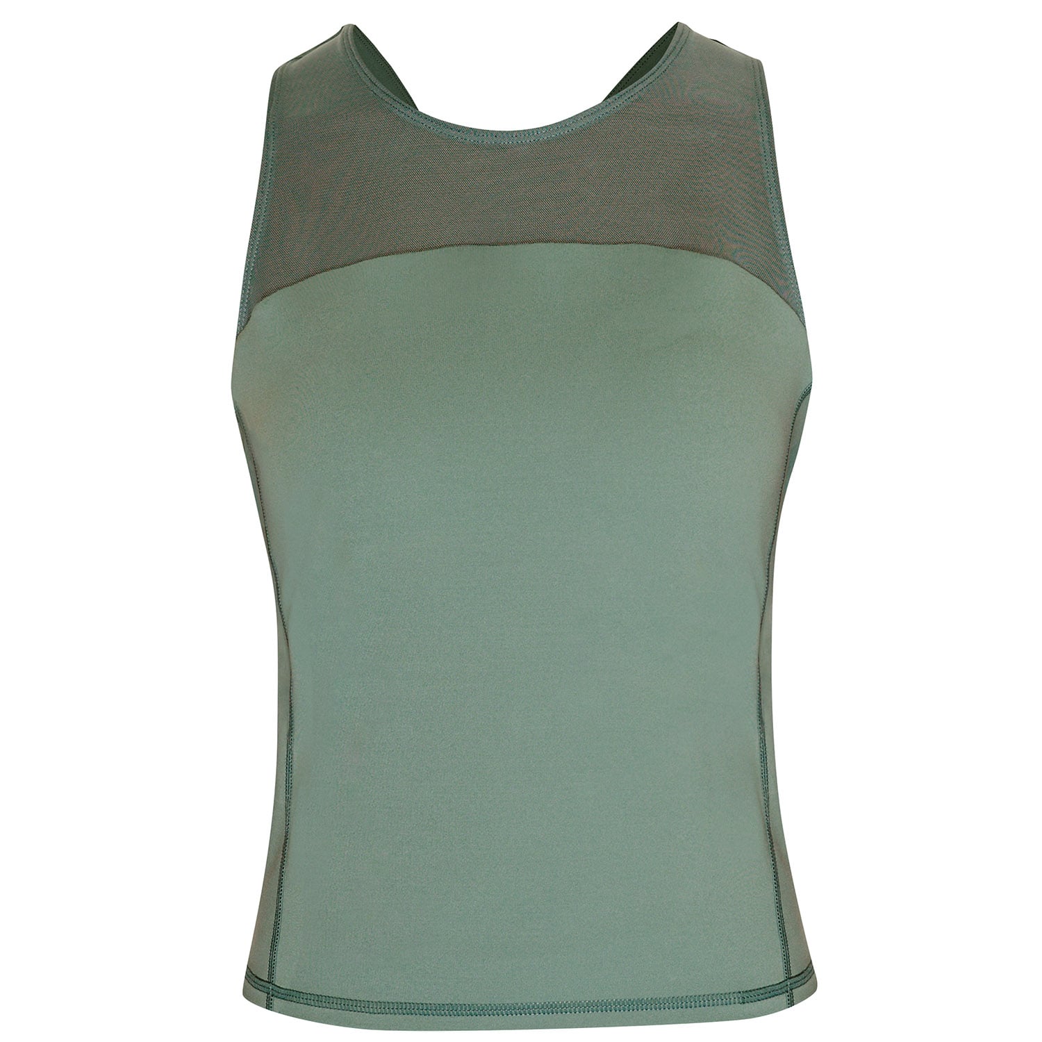  Sweaty Betty Power Illusion Workout Bra Tan Kadın Koşu Tank Top