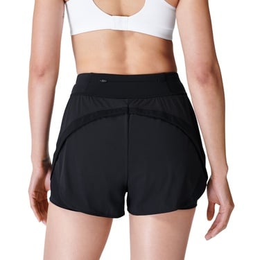  Sweaty Betty Training Day Shorts Kadın Siyah Koşu Şortu