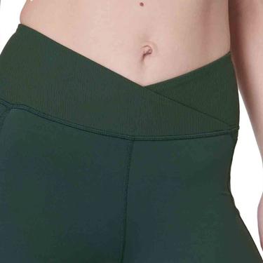  Sweaty Betty Summer Super Soft 7/8 Wrap Leg Kadın Yeşil Yoga Tayt