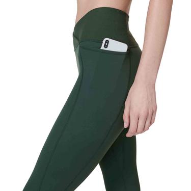  Sweaty Betty Summer Super Soft 7/8 Wrap Leg Kadın Yeşil Yoga Tayt