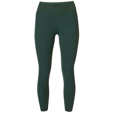  Sweaty Betty Summer Super Soft 7/8 Wrap Leg Kadın Yeşil Yoga Tayt