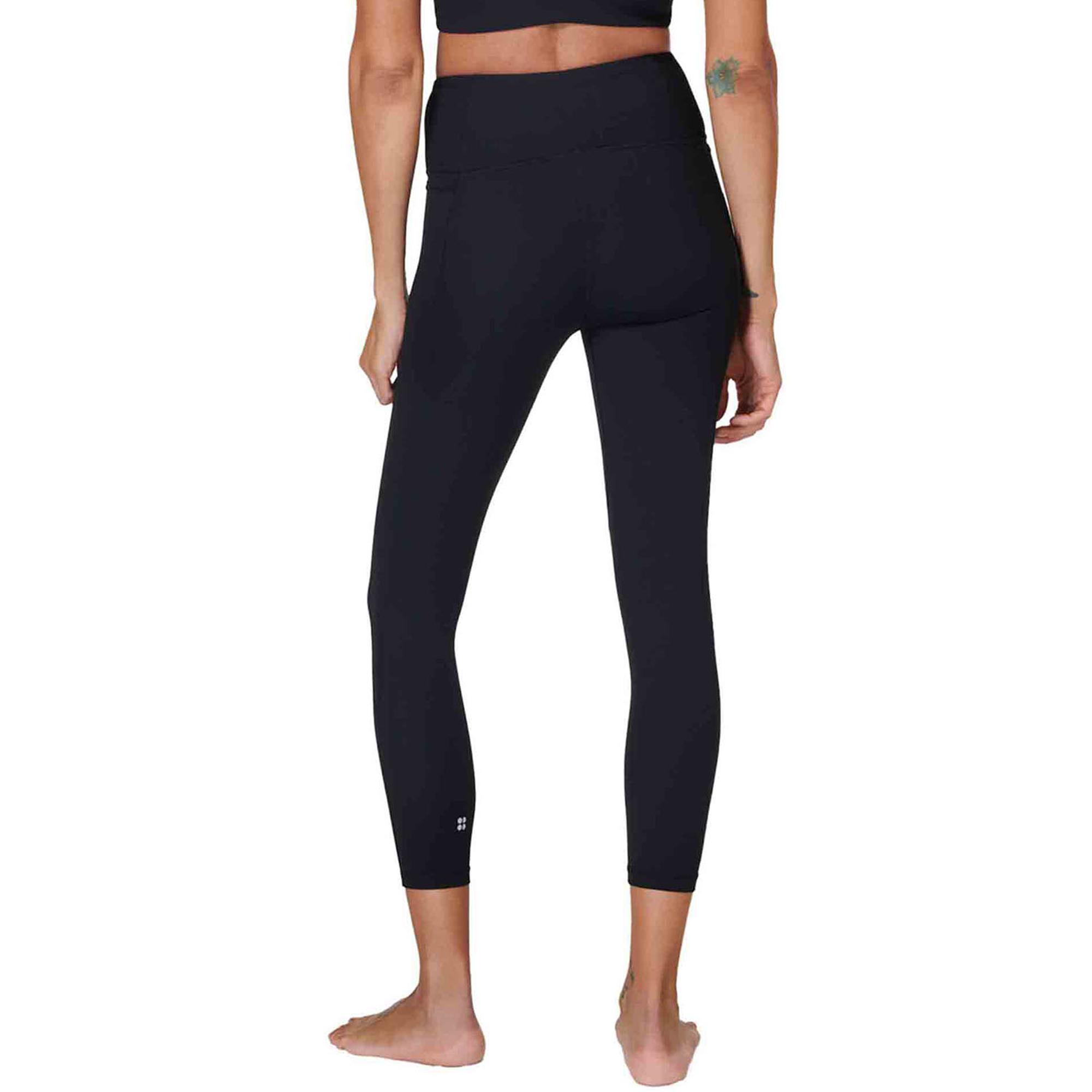 Sweaty Betty Summer Super Soft 7/8 Wrap Leg Kadın Siyah Yoga Tayt