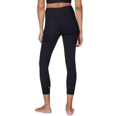  Sweaty Betty Summer Super Soft 7/8 Wrap Leg Kadın Siyah Yoga Tayt