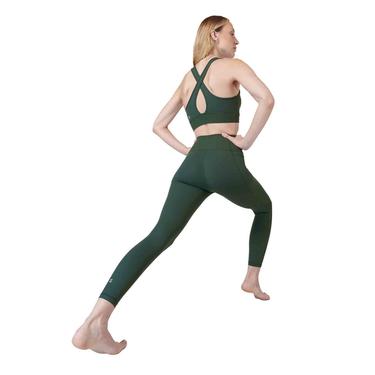  Sweaty Betty Summer Super Soft 7/8 Wrap Leg Kadın Yeşil Yoga Tayt