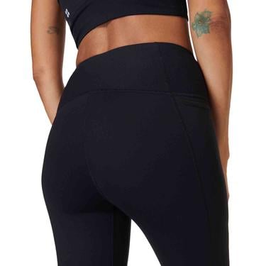  Sweaty Betty Summer Super Soft 7/8 Wrap Leg Kadın Siyah Yoga Tayt